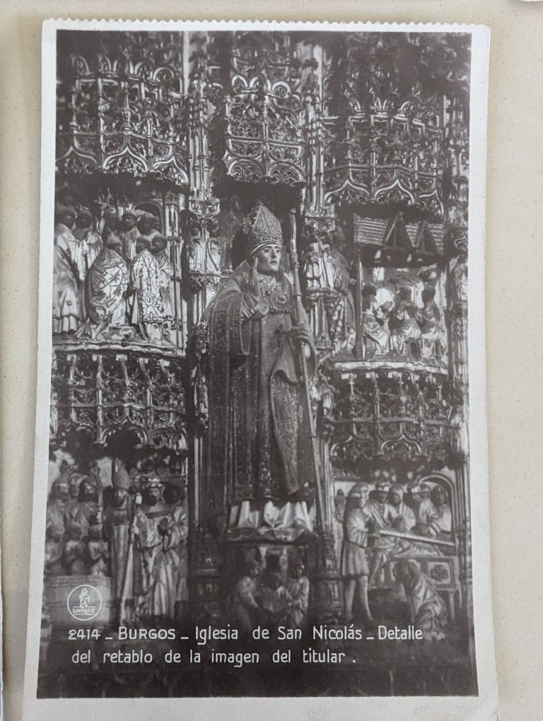 Widokówki Hiszpania przedwojenne pocztówki Burgos