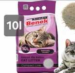Benek 10l + Gratis, Lawenda Żwirek Kot Kuweta Piasek Kitten Compact