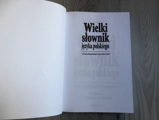 Wielki Słownik Języka Polskiego z frazeologizmami i przysłowiami