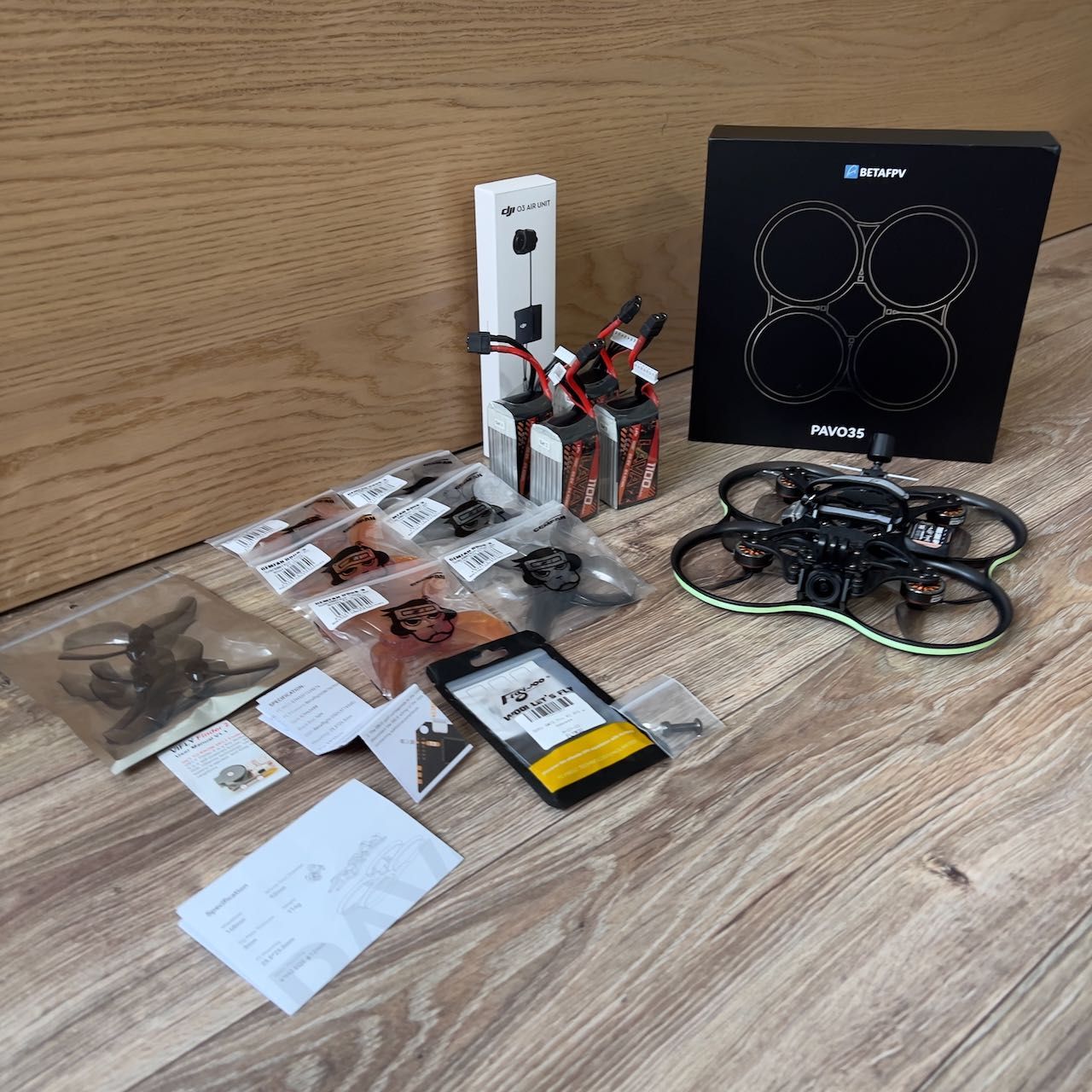 BetaFPV Pavo35 Cinewhoop FPV – z DJI O3, GPS, 4x Lipo – gotowy do lotu