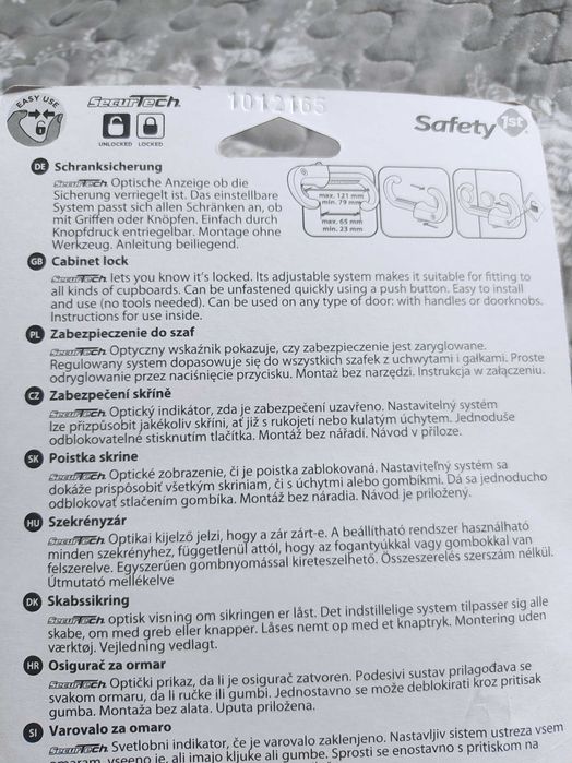 Zabezpieczenie do szaf
