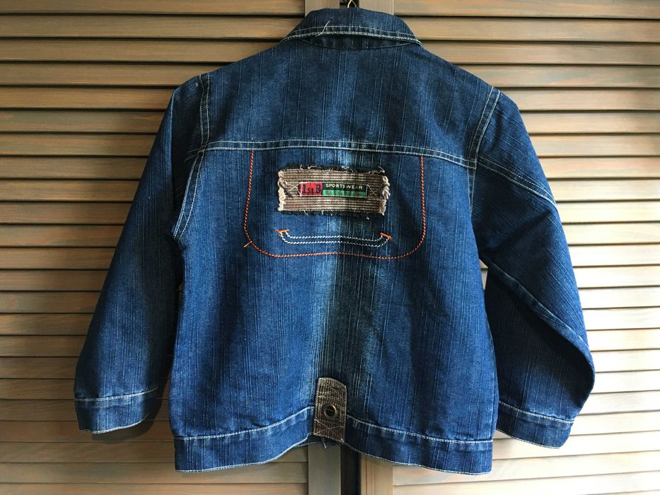 Дитячий джинсовий піджак usa