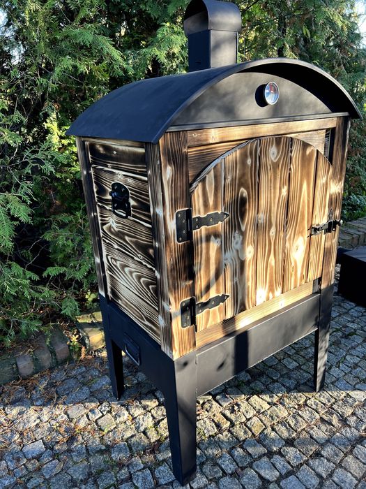 Wędzarnia Drewniana Ogrodowa PREMIUM 60 Opalana