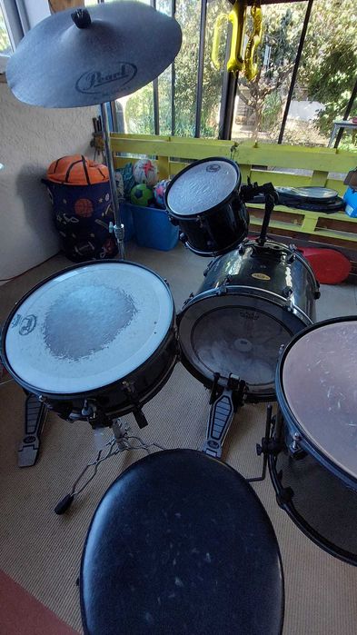 Bateria Pearl Black completa