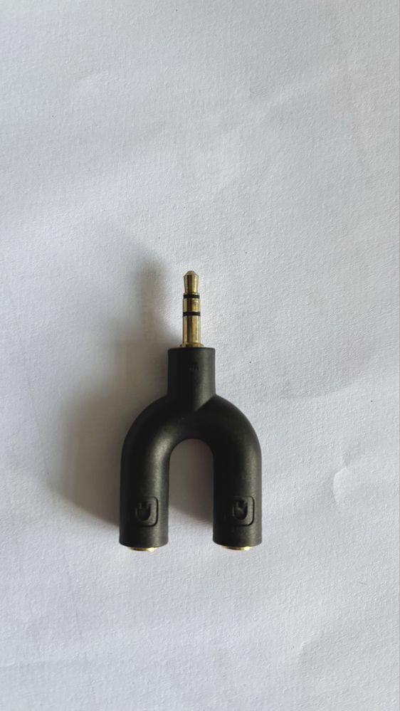 Divisor e duplicador audio jack 3.5mm