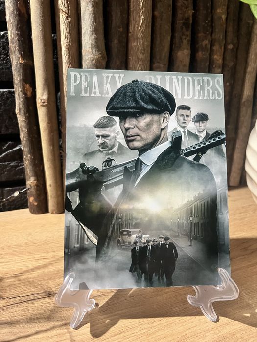 Peaky blinders. Metalowy obrazek.