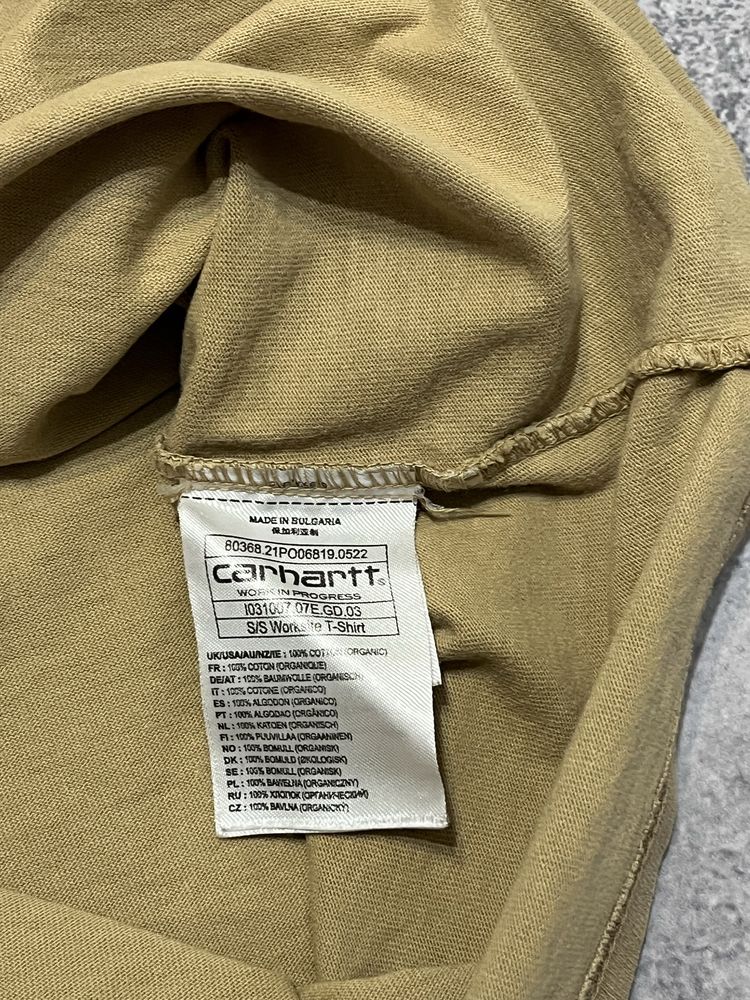 Футболка Carhartt WIP — оригінал, стильний принт, розмір М