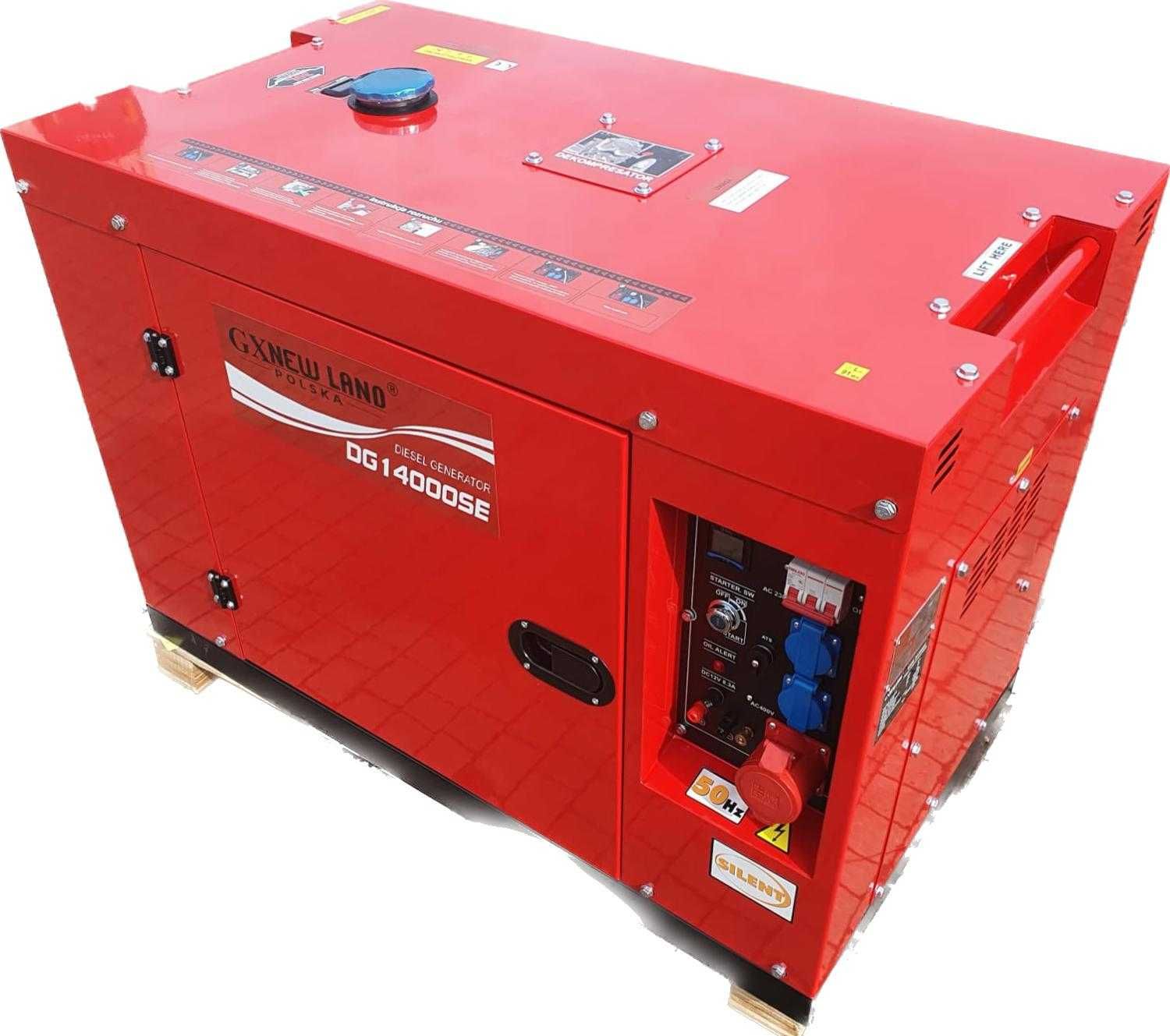 Agregat prądotwórczy 12.5 kva GX Polska nowy!  Waga 225 KG