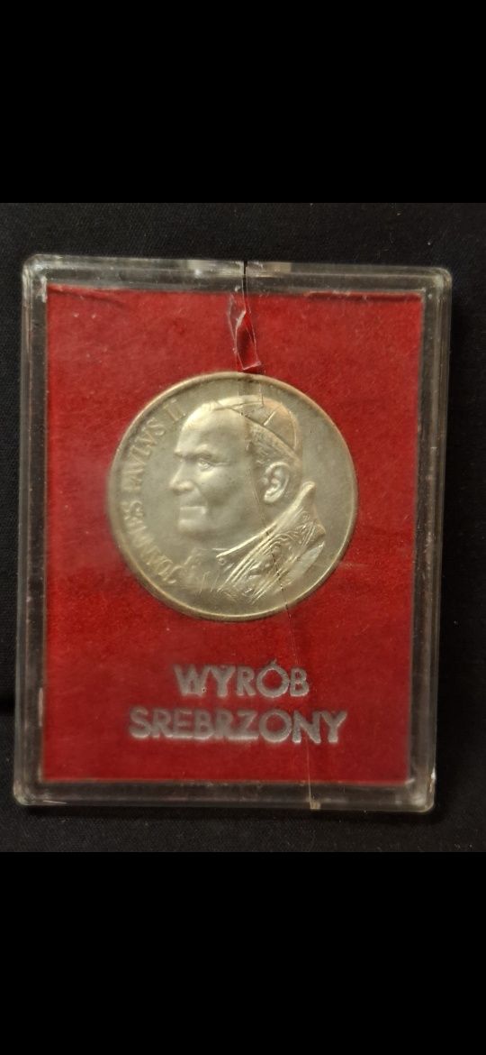 Jan Paweł II medal srebrzony 1983r