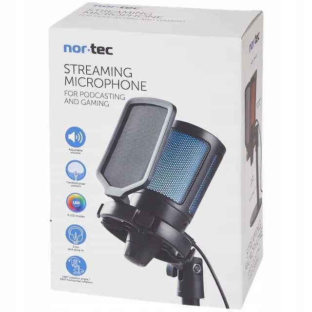 Mikrofon USB Nor-Tec do Streamingu Gamingu / Fajne Okazje Radomsko