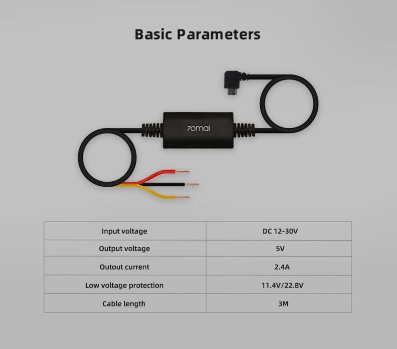 Moduł parkingowy 70mai tryb poklatkowy