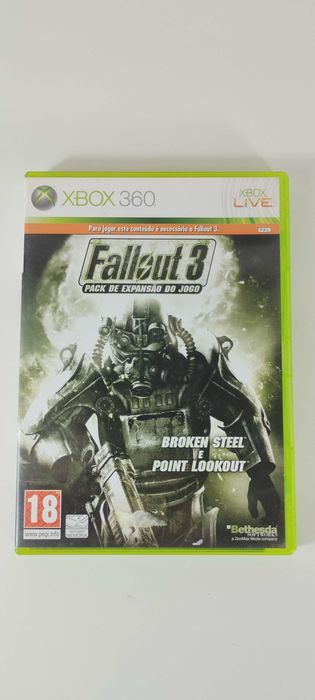 Fallout 3 Expansão - Broken Steel e Point Lookout - Xbox 360
