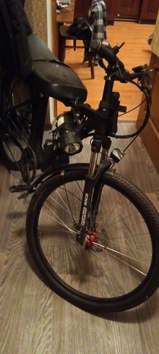 Продам электровелосипед с мягкой сидушкой( мотосидуха)