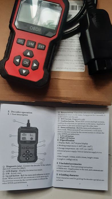 OBD2 Автомобильный диагностический сканер V410 автосканер