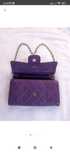 Жіноча сумка Chanel Mini violet, женская сумка, брендова сумка Шанель