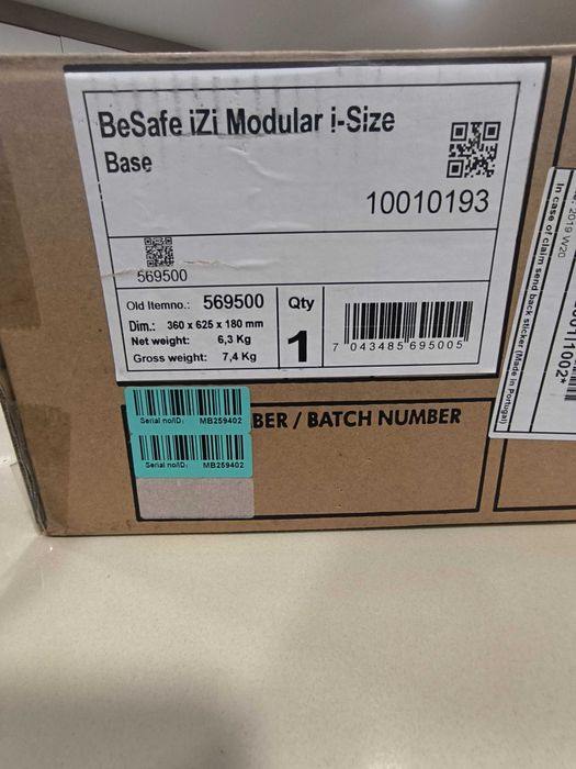 Ovinho para Bebé BeSafe iZi Go com izofix Novo