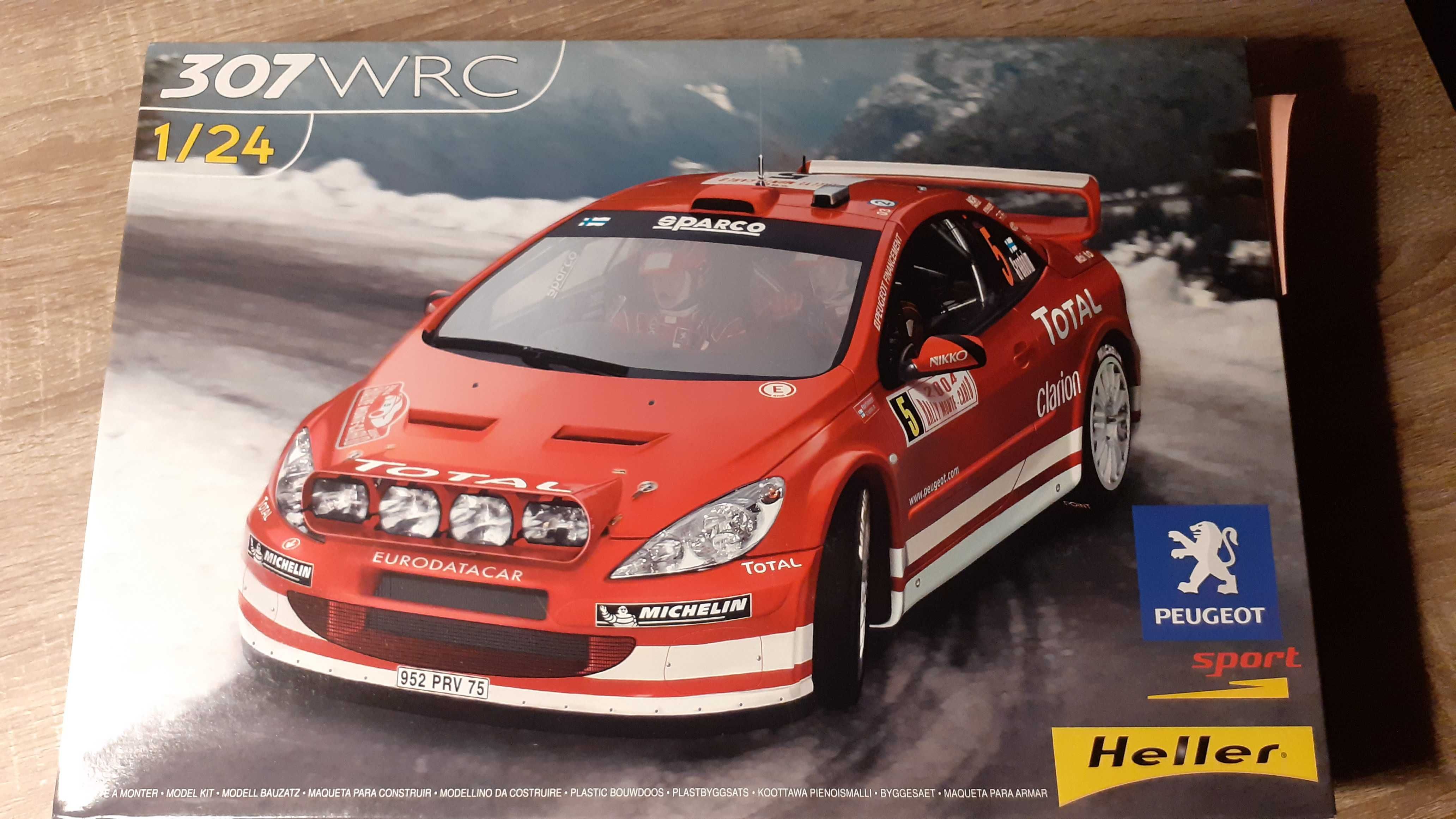 Peugeot 307 WRC, Heller 80753, model do sklejania 1:24
