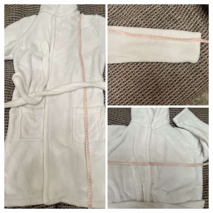 Махровый халат единорог детский