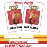 Naklejki Paski na magnes Taxi magnetyczne NOWY WZÓR Warszawa