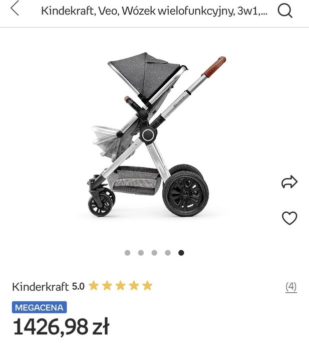 Wózek 3w1 Kinderkraft