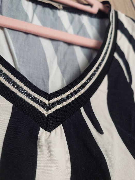 Bluzka w zebrę New Collection Made in Italy 38/40