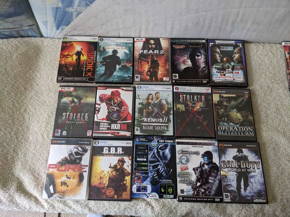 Ігри для ПК ,ігрові диски для PC