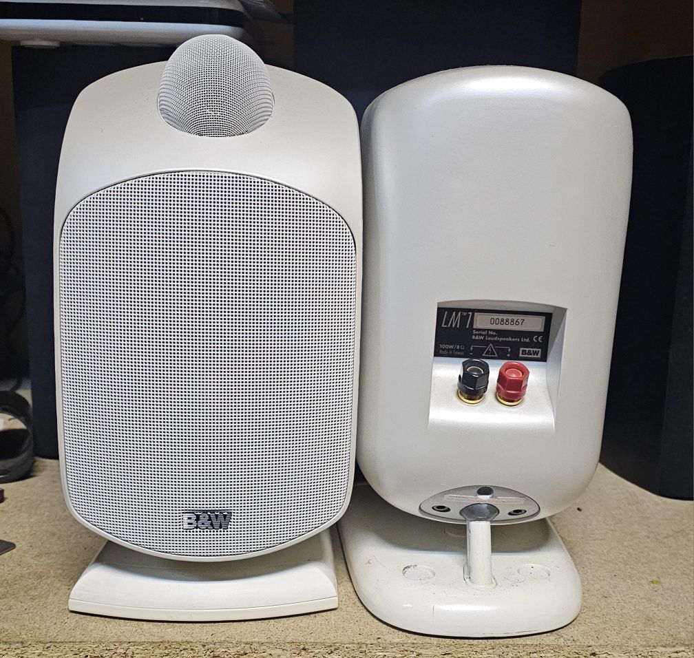 Kolumny B&W Bowers Wilkins LM 1 Biale