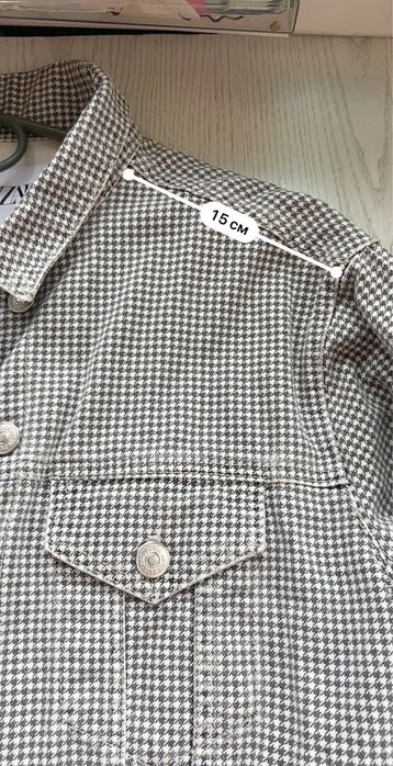 Джинсовка /піджак/ укорочена Zara ,розмір S /26