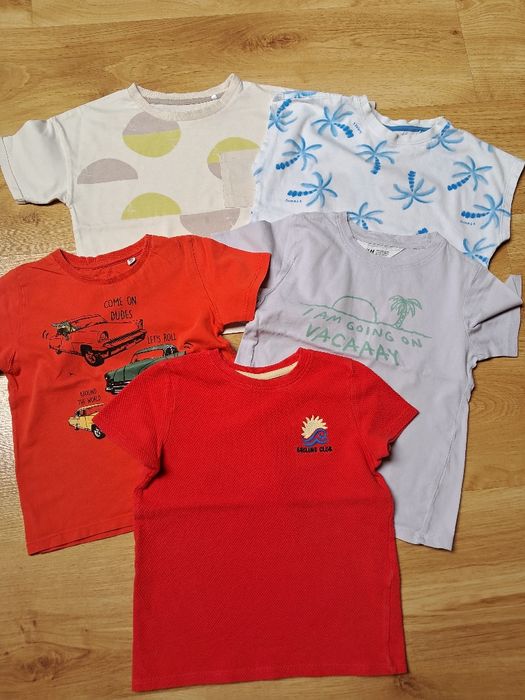 T-shirt koszulka 5 sztuk rozm. 110