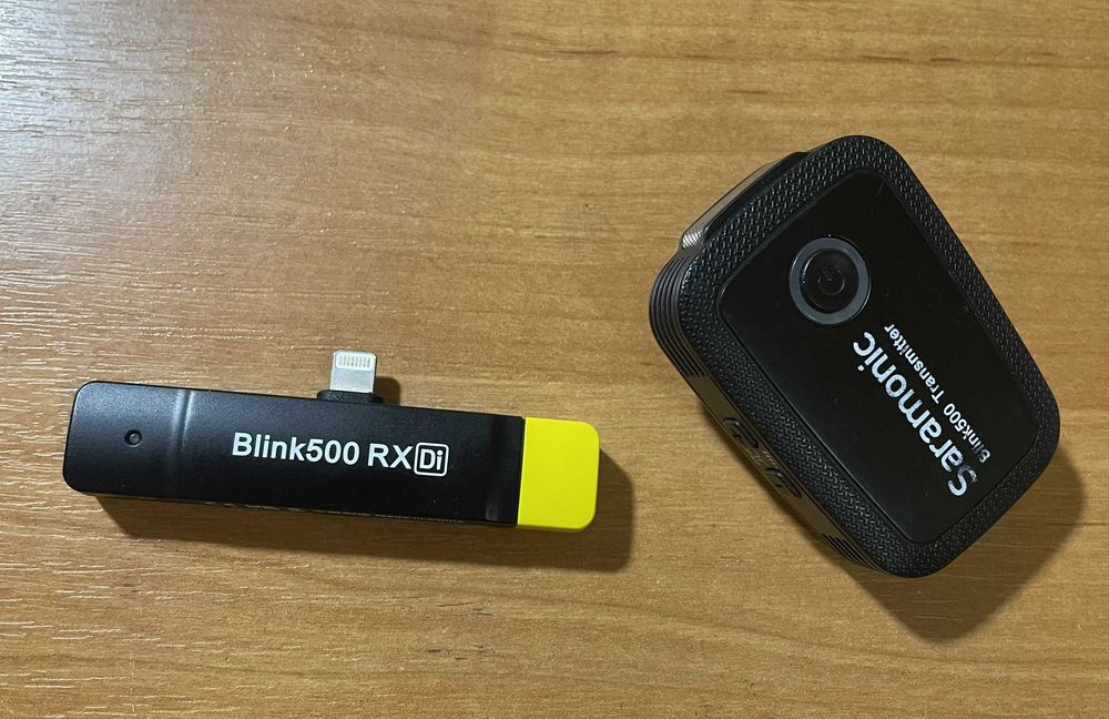 Радіомікрофон для iphone комплект saramonic blink 500 TX + RXDI