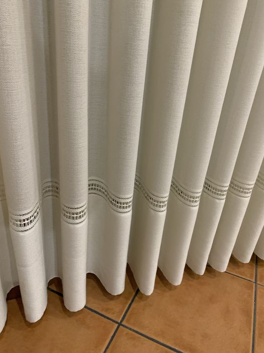 Cortinas de linho 190x220