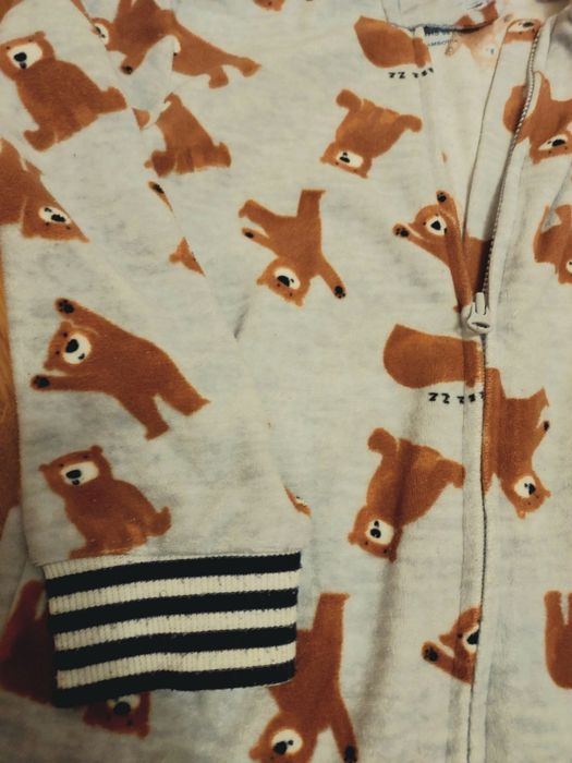 Теплий велюровый ромпер чоловічок 98 primark