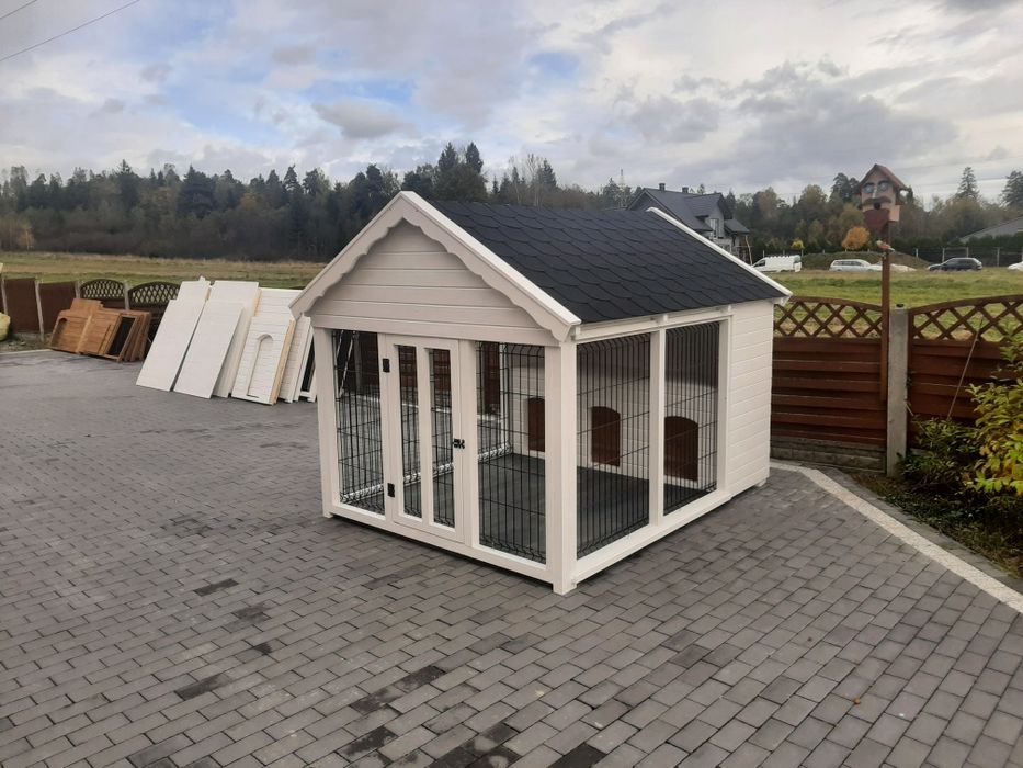 Buda dla psa kojec "Trio "