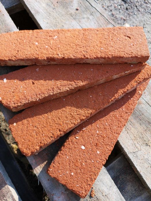 Płytki ze środka starej cegły gradowane, Bytomskie Cegiełki, Śląsk