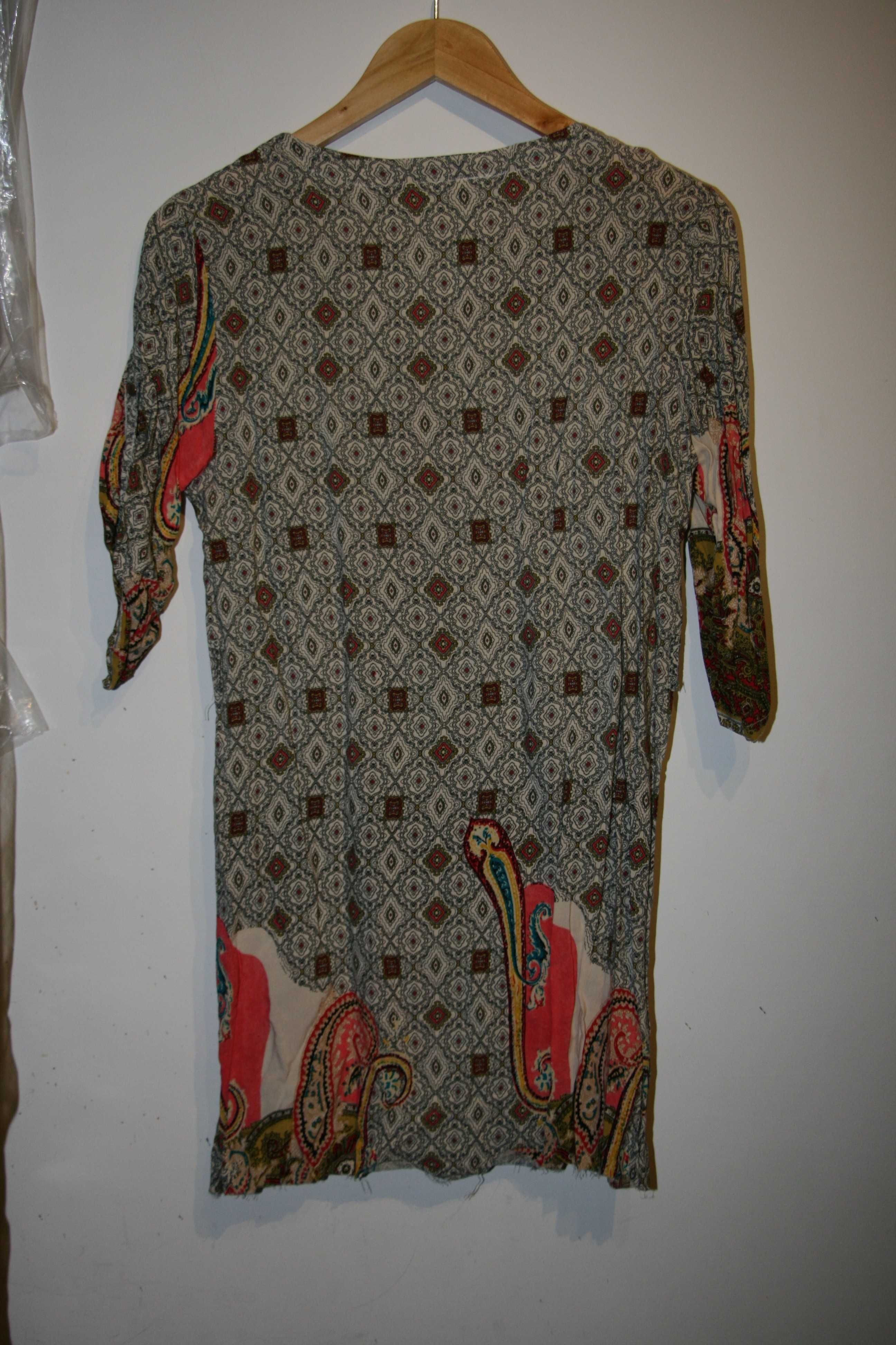 Vestido com padrão Hippie