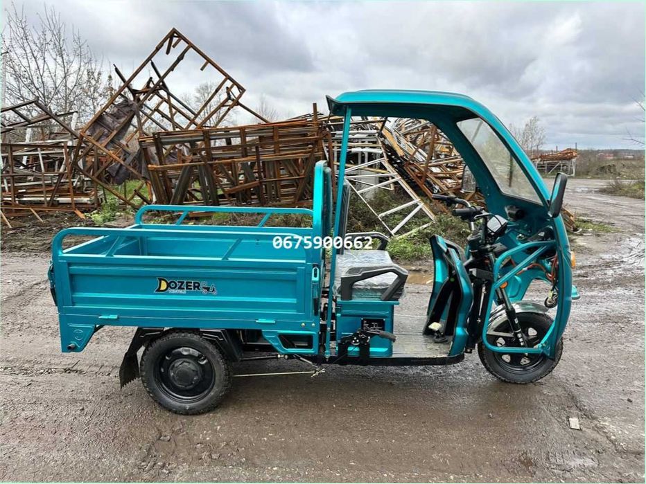 Електротрицикл DOZER Model 1 з кабіною! Без передоплат! Вибір Гарантія