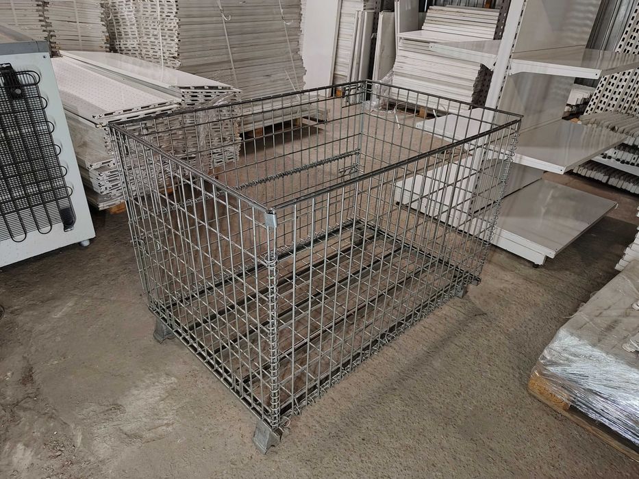 Контейнер сітка бу, овочеві сітчасті контейнери бу, складські сітки