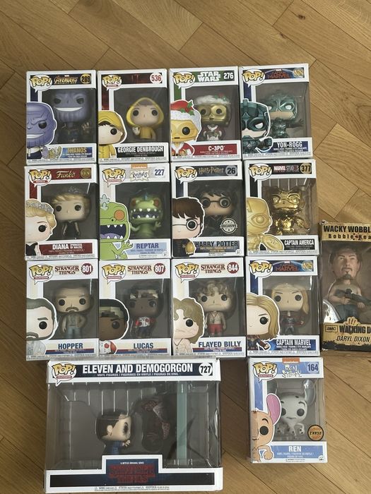 Фігурки Funko Pop Harry Potter, Stranger Things, Fortnite