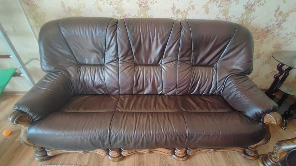 шкіряний дивани каркас дуб