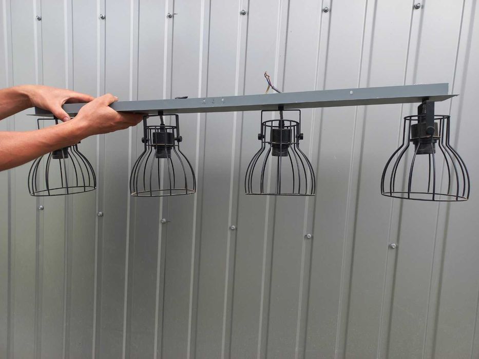 Світильник стельовий люстра в стилі лофт метал