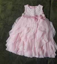 Śliczna sukienka 3 latka różowa