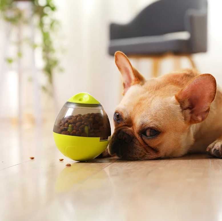 Zabawka dla psa z dozownikiem na jedzenie przysmak interaktywna