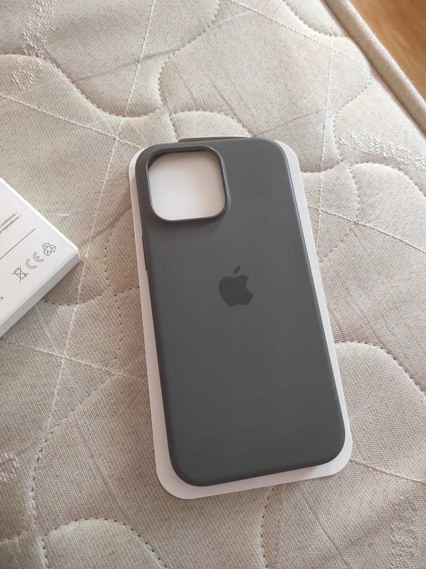 Capa Telemóvel Apple iPhone 16 Pro Max Silicone Case MagSafe Cor Cinza