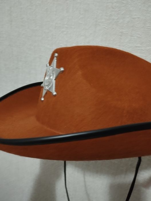 капелюх ковбойський з зіркою шерифа  56-58 розмір