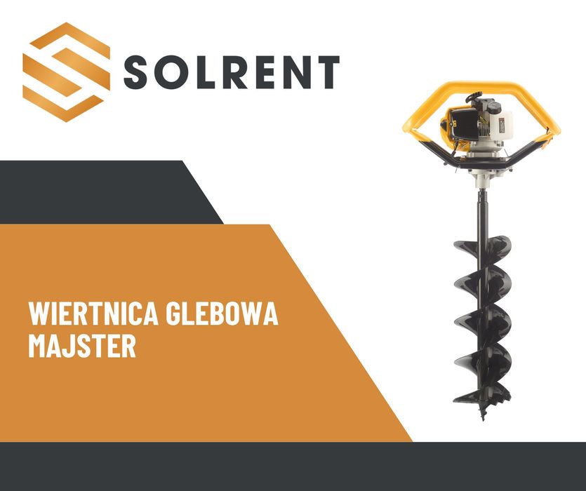 Wynajem WIERTNICA GLEBOWA MAJSTER świder wiertła GRYZZLY PRO 10/20/30