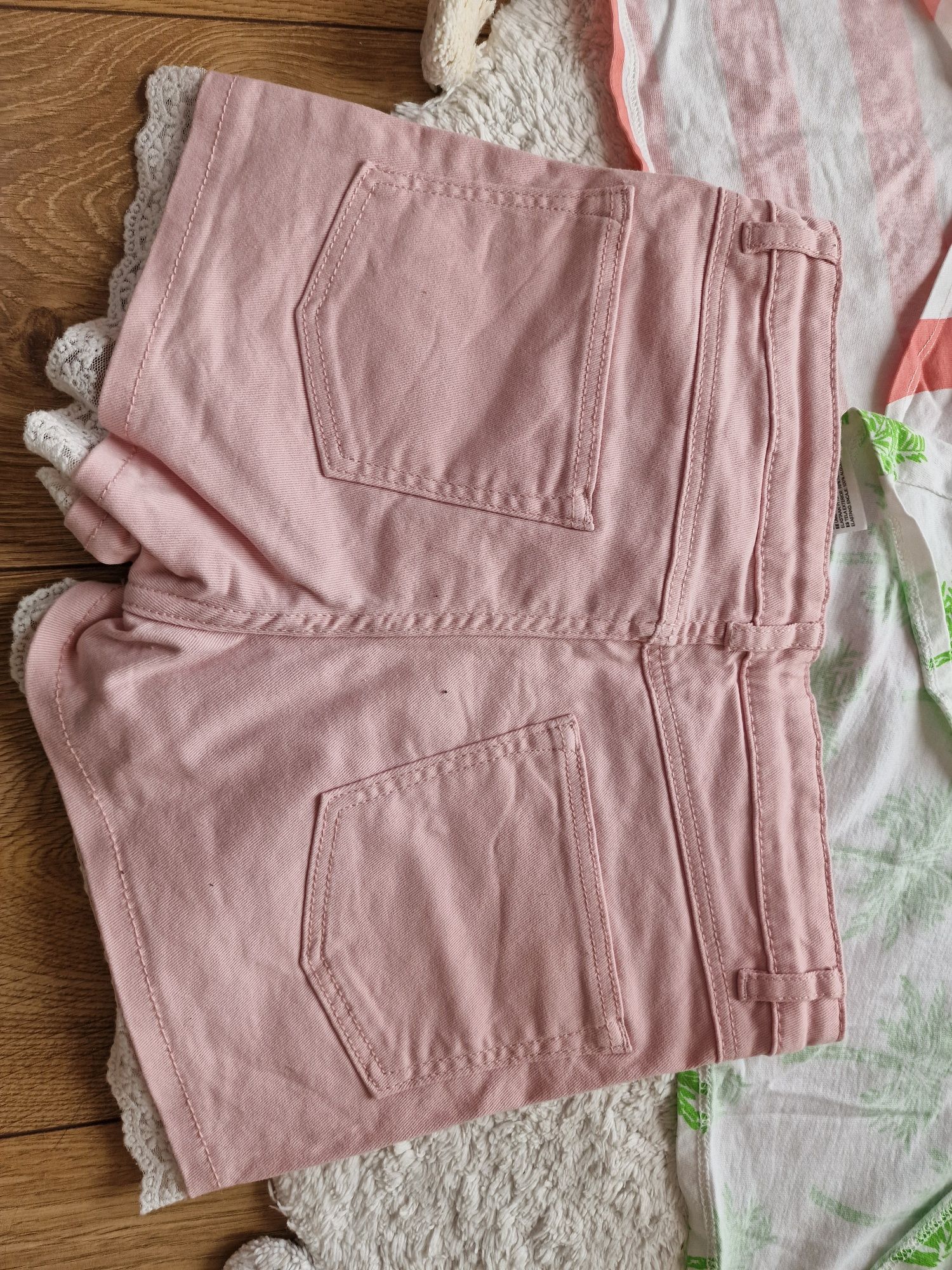 Spodenki jensowe Topy zara h&m 134