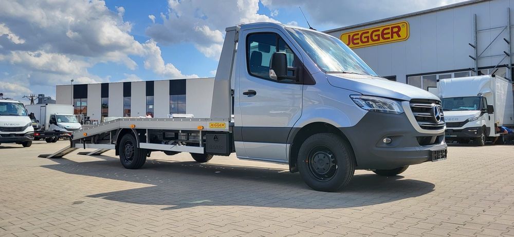 Mercedes-Benz Sprinter 319CDI Automat  Laweta Pomoc drogowa Sprinter nowa SilverHi VAT23% FullLed hak 3500