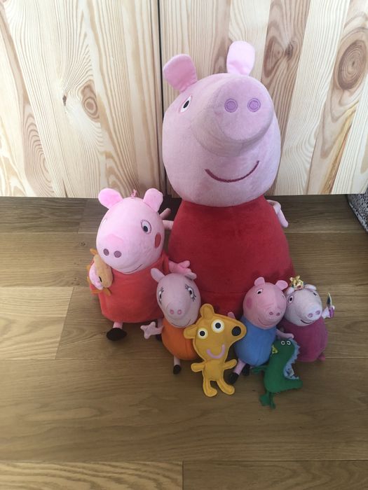 Zestaw dla prawdziwego fana Świnka Peppa, maskotka, przytulanka