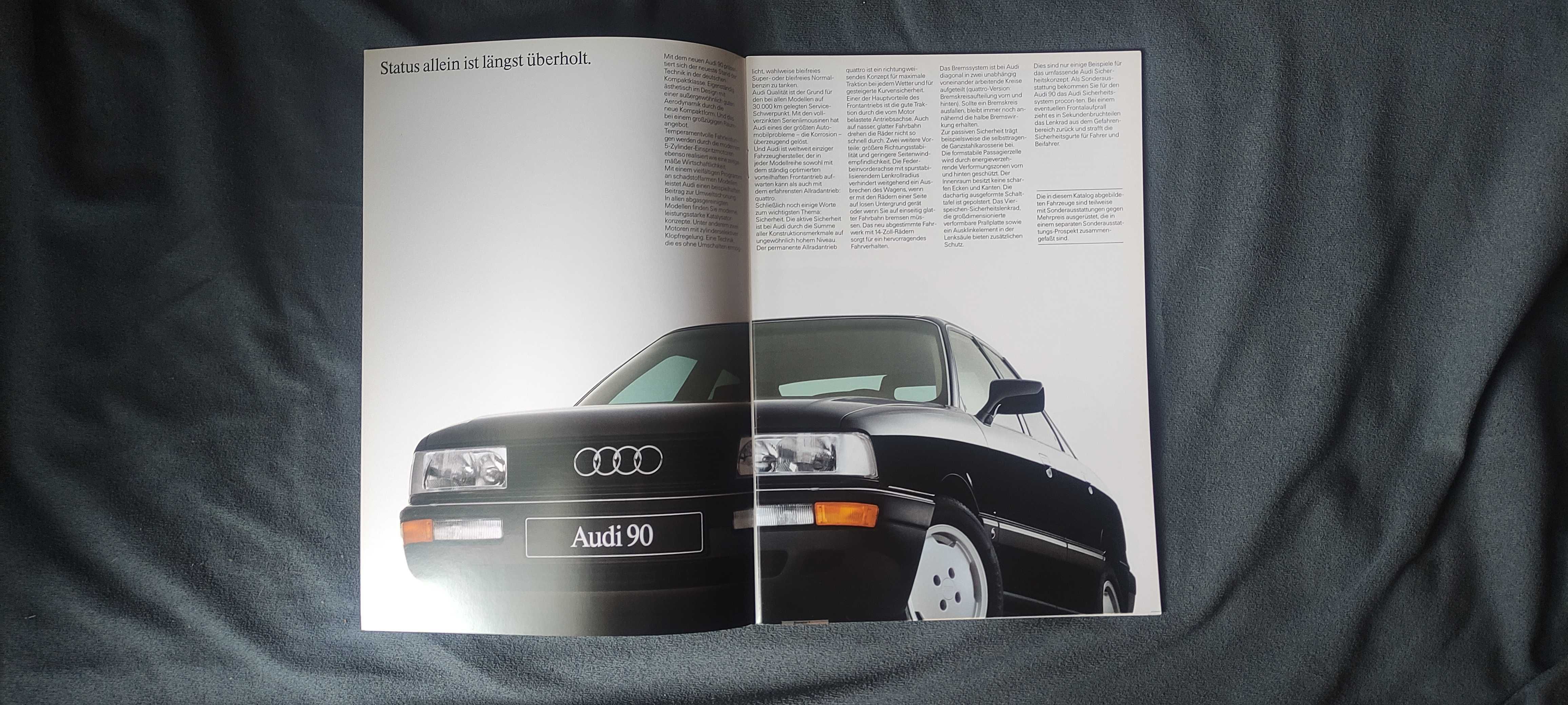 Prospekt Audi 90
