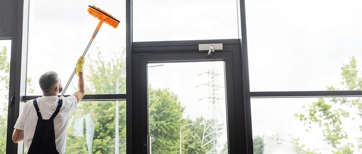Myjka Ściągaczka Mycia Okien Szyb Teleskopowa 1.8m